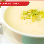 Crema de papa criolla y apio